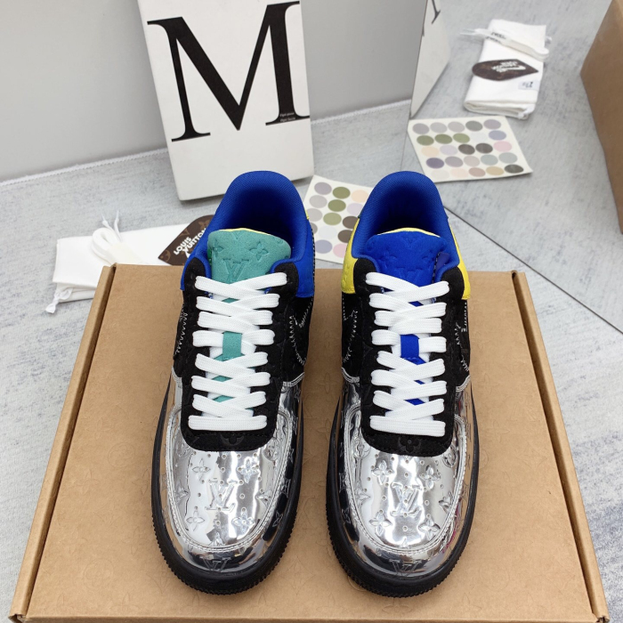 Louis Vuitton x Off White x Air Force 1 Sneaker Size 36-45   9-Color