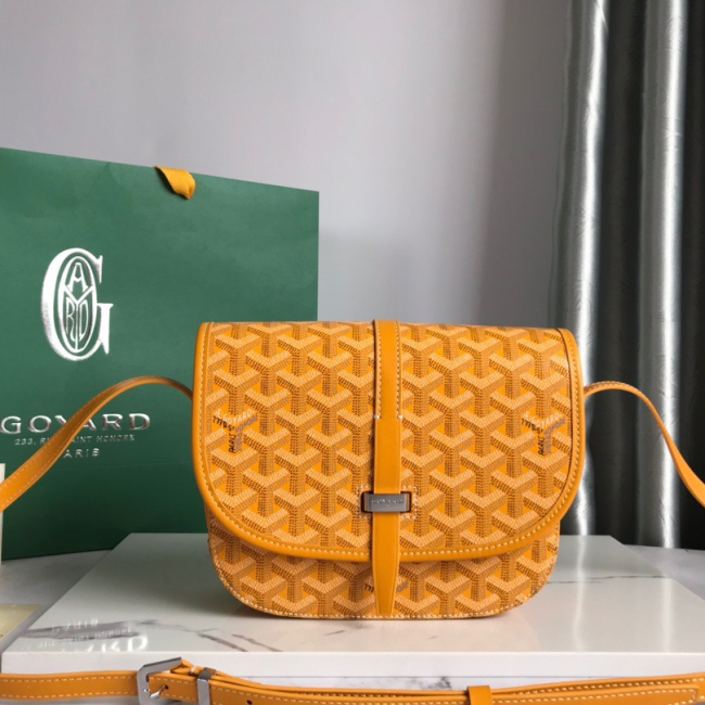 Goyard Belvedere Shoulder Bags for Men Size 22*16*7cm