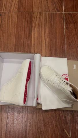 Christian Louboutin Louis High-Top Sneaker Size 36-46  8-Color