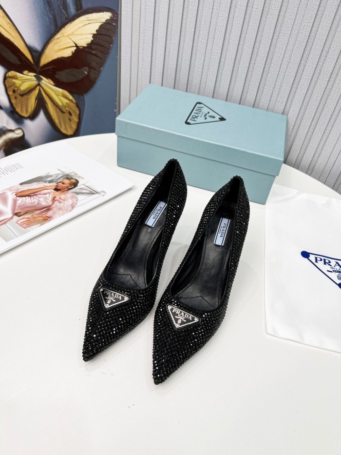Prada Brushed Leather Pumps Size 35-41 3-Color