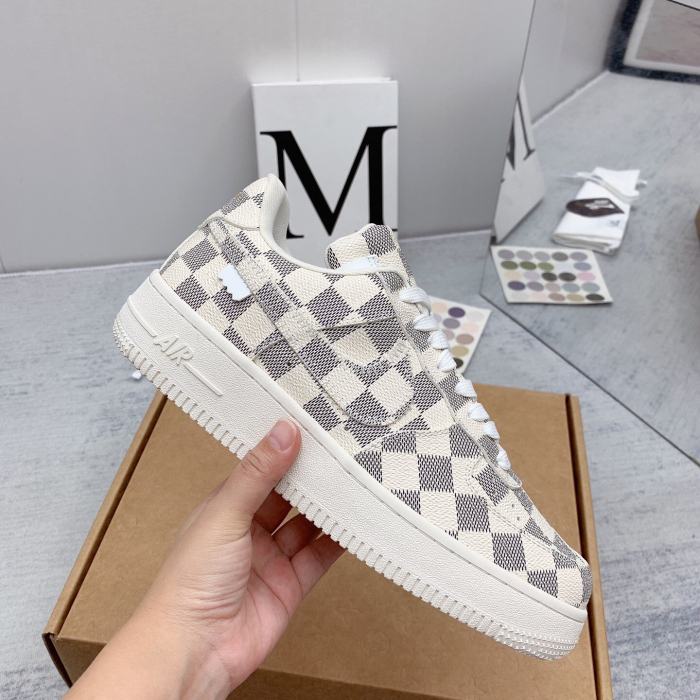 Louis Vuitton x Off White x Air Force 1 Sneaker Size 36-45   9-Color