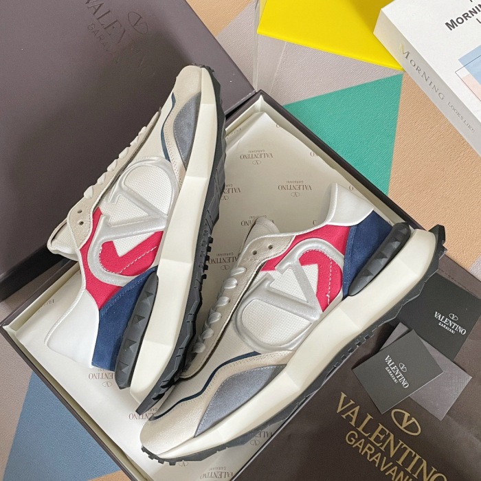 Valentino Netrunner Fabric Sneaker Size 36-45   4-Color