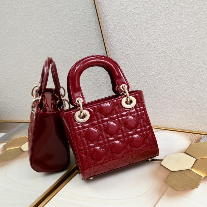 Dior Mini Lady Classic Women Shoulder Bags 17cm