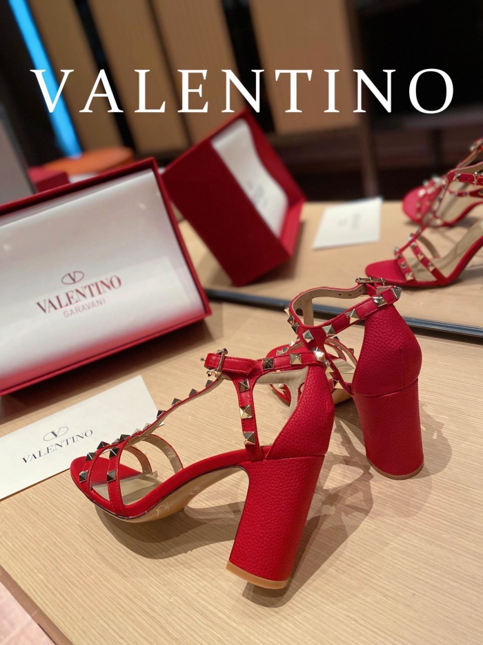 Valentino Rockstud Ankle Strap Pumps Size 35-41 5-Color