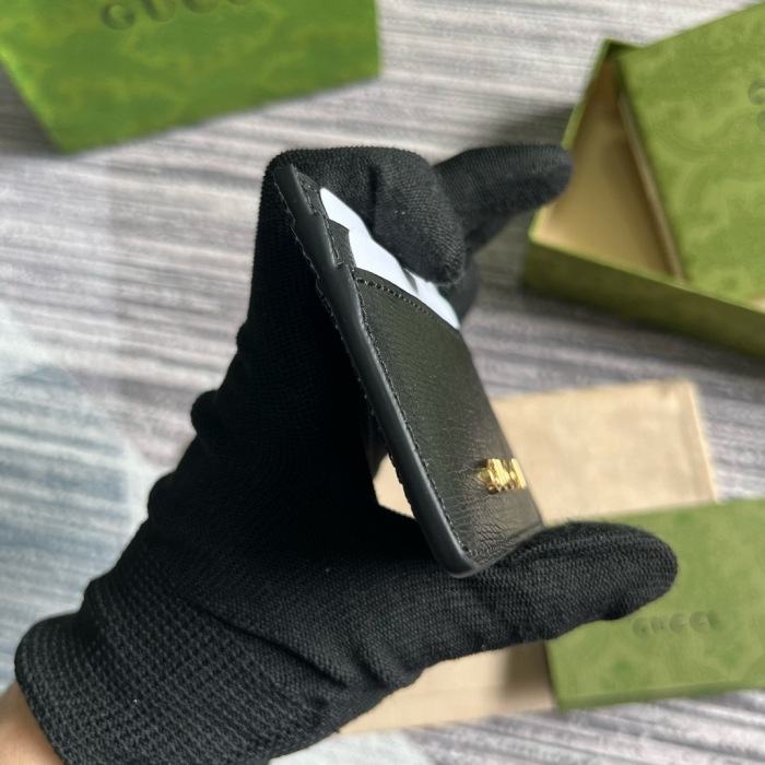 Gucci Kartenetui Mit Gucci Schriftzug Size 10*7cm