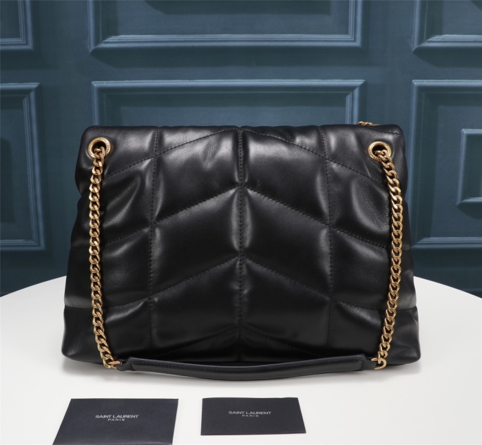 YSL Lou Lou Puffer Women Shoulder Bags Size 35*23*13cm