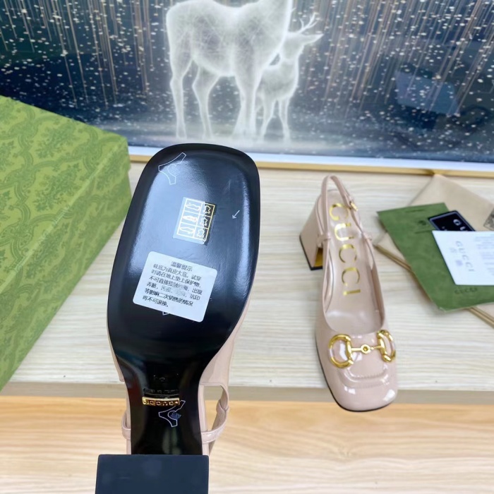 Gucci Slingback With Horsebit Pumps Size 35-41 7-Color