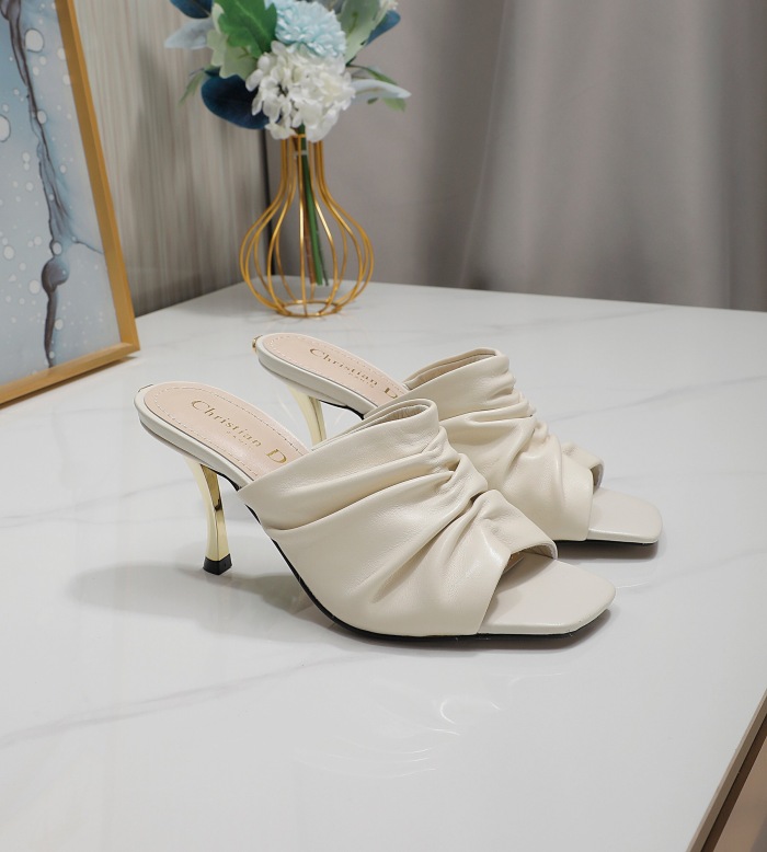 Dior D-Fame Heeled Sandal Pumps Size 35-41 5-Color