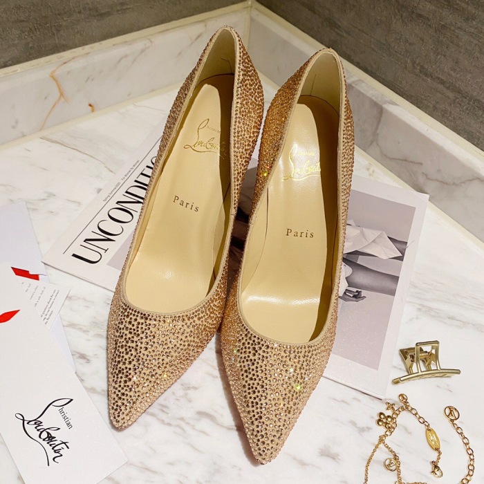 Christian Louboutin Kate Strass Pumps Size 35-41 12-Color