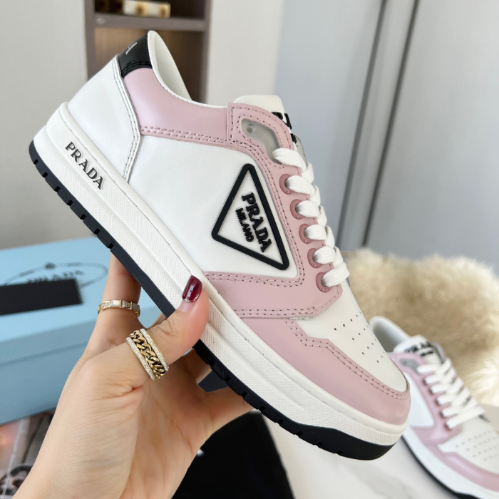 Prada District Leather Sneaker Size 36-45   5-Color