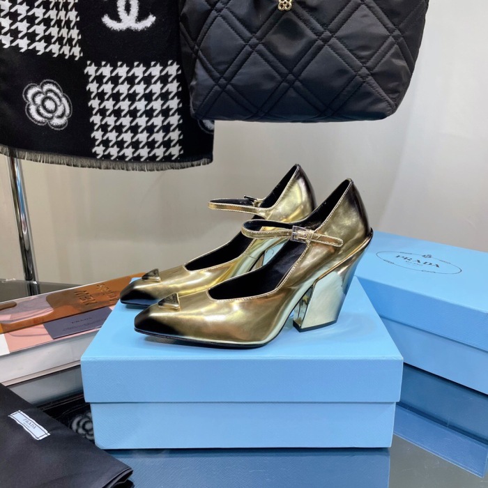 Prada Brushed Leather Pumps Size 35-41 5-Color