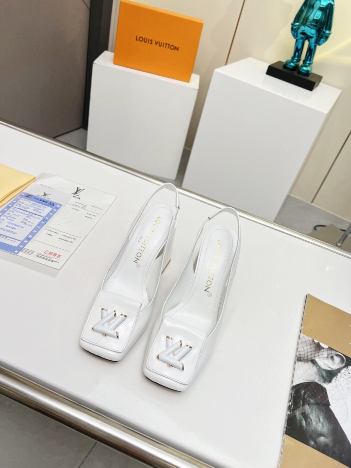 Louis Vuitton Shake Slingback Pumps Size 35-41 6-Color