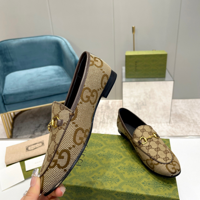 Gucci Jordaan GG Flora Loafers Size 35-41 5-Color
