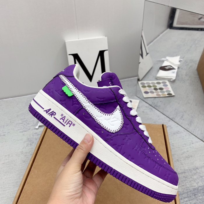 Louis Vuitton x Off White x Air Force 1 Sneaker Size 36-45   8-Color