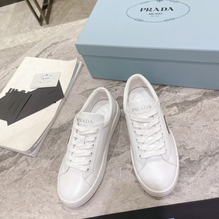 Prada Brushed Leather Sneaker Size 36-45   4-Color
