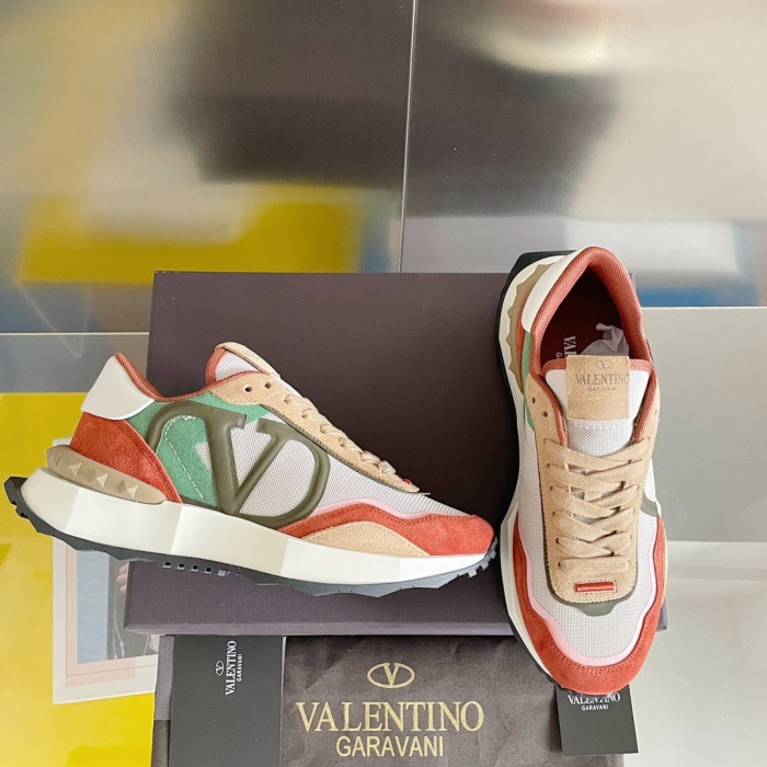 Valentino Netrunner Fabric Sneaker Size 36-45   4-Color
