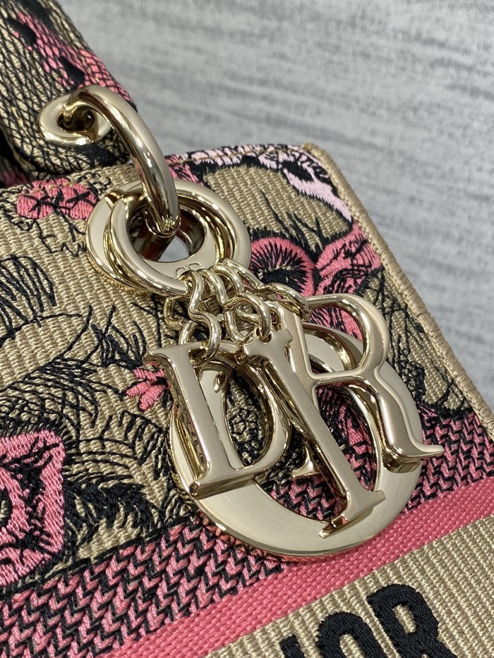 Dior Lady D-Lite Women Shoulder Bags Size 24*11*20cm