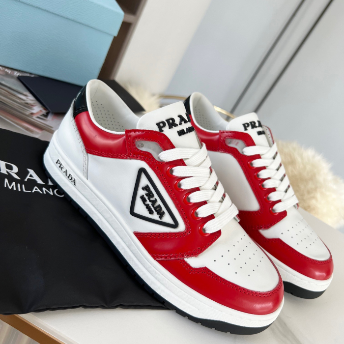 Prada District Leather Sneaker Size 36-45   5-Color