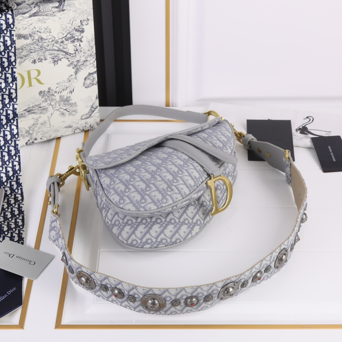 Dior Saddle Bags With Strap for Women Size 25.5*20*6.5cm