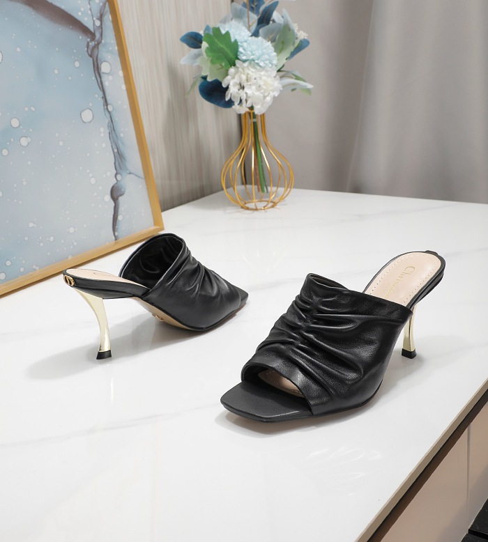 Dior D-Fame Heeled Sandal Pumps Size 35-41 5-Color