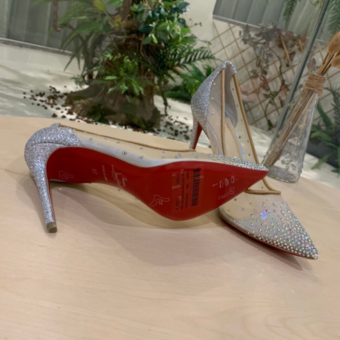 Christian Louboutin Follies Strasss Pumps Size 35-41 5-Color