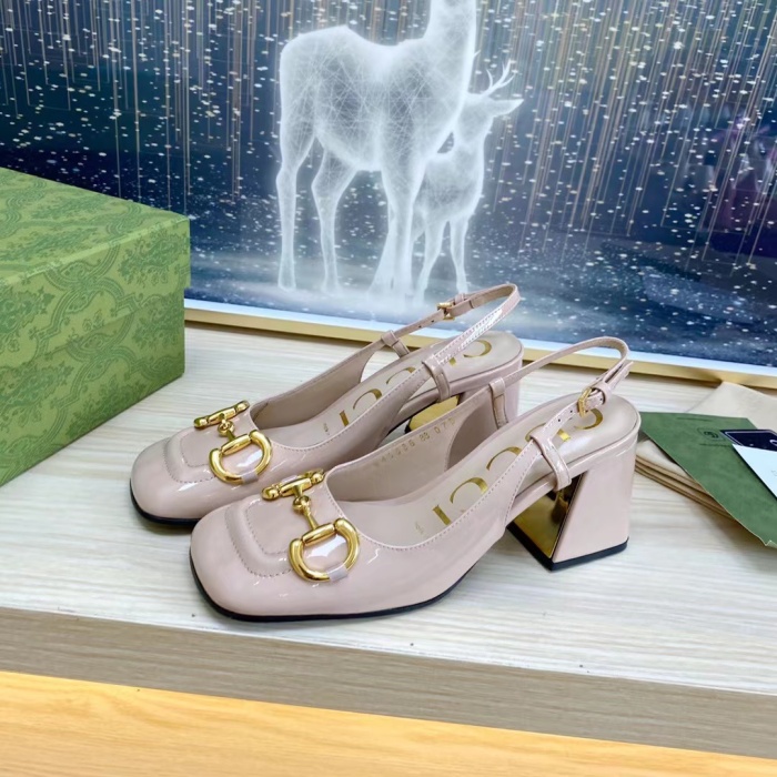 Gucci Slingback With Horsebit Pumps Size 35-41 7-Color