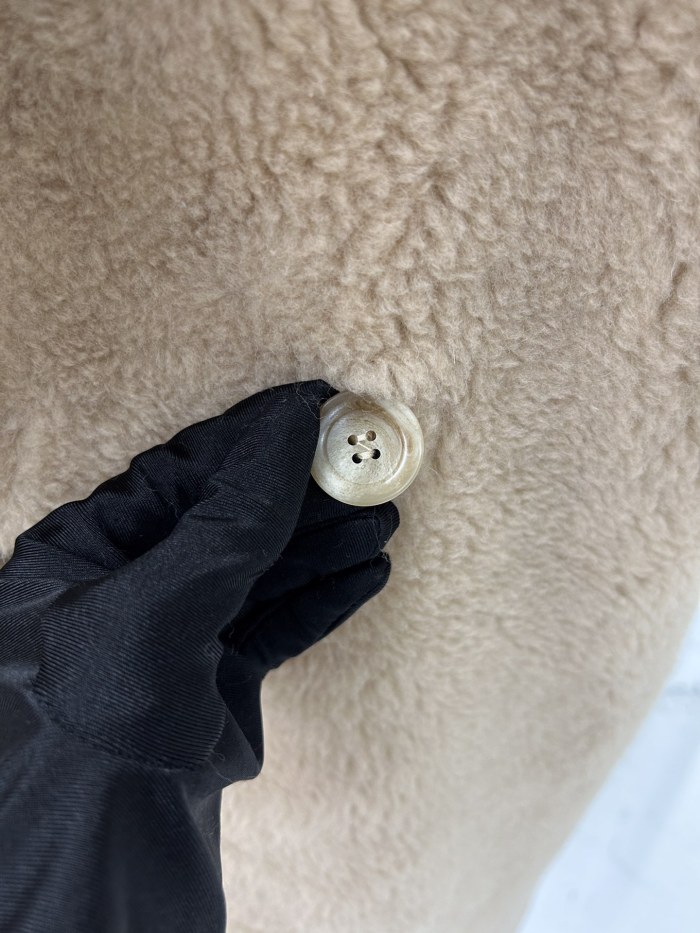 Max Mara Teddy fur long coat Size XS-M