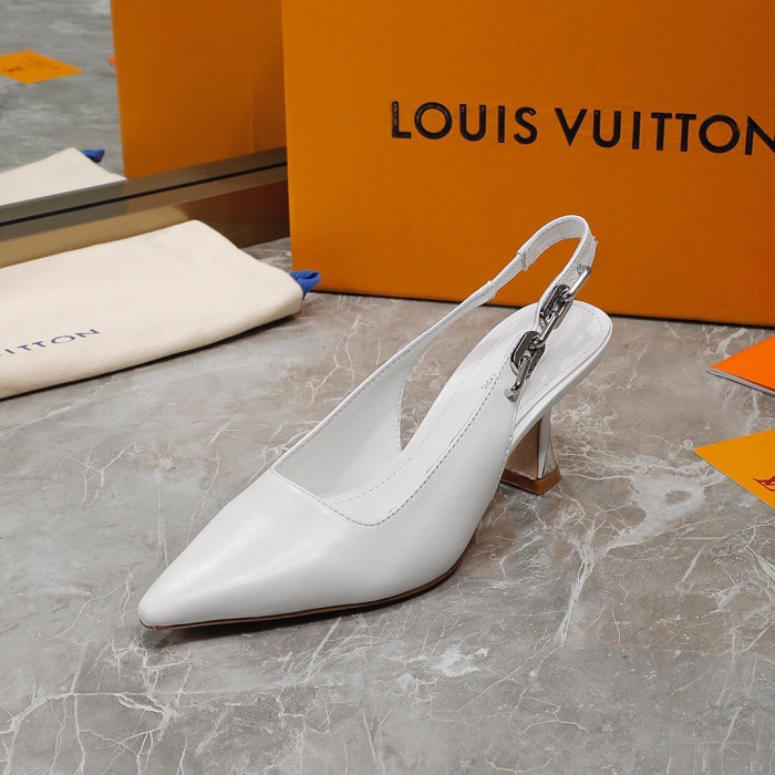 Louis Vuitton Sparkle Slingback Pumps Size 35-41 3-Color