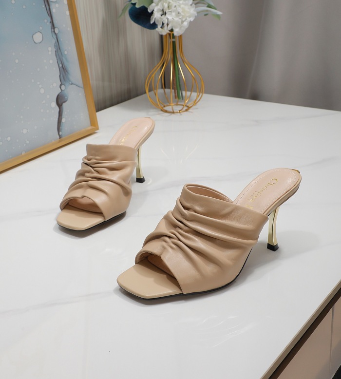 Dior D-Fame Heeled Sandal Pumps Size 35-41 5-Color