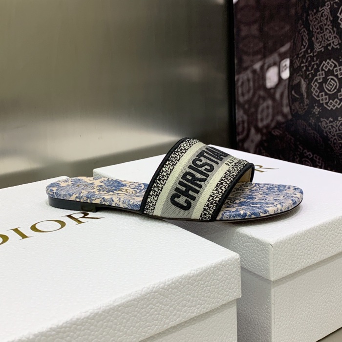 Dior Dway Slippers Size 35-41 8-Color