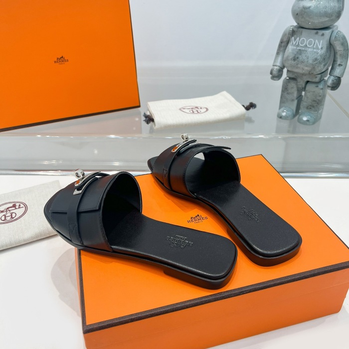 Hermes Giulia Slippers Size 35-41  3-Color
