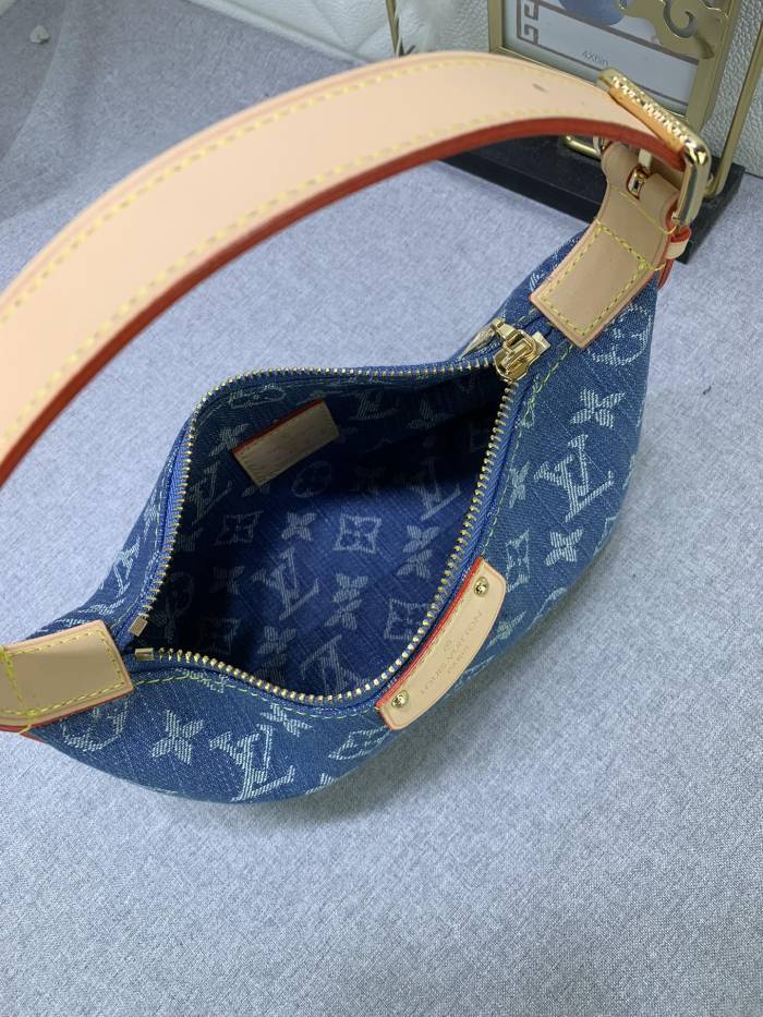 Louis Vuitton M82949 Hills Pochette Monogram Denim Denim Cowboy  Shoulder Bags Size 20.5*6*16cm