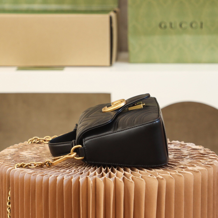 Gucci GG Marmont Top Handle Bags for Women Size 21*15.5*8cm