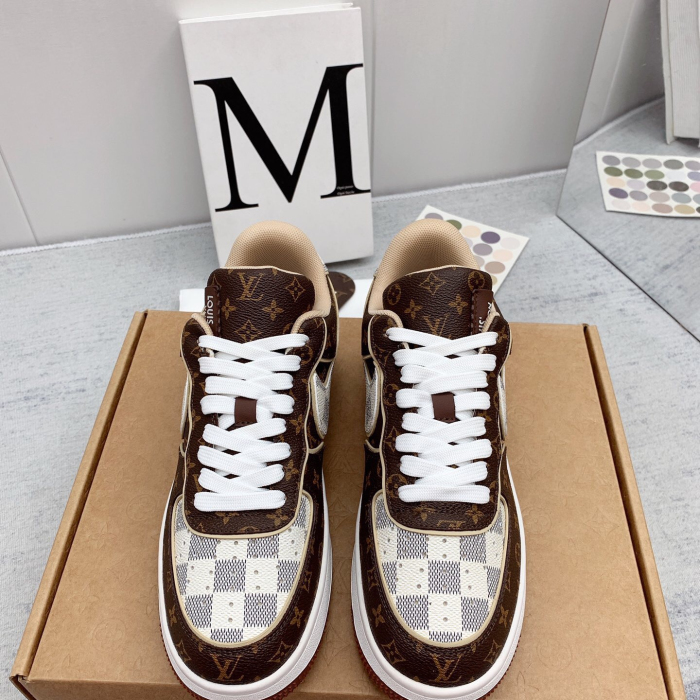 Louis Vuitton x Off White x Air Force 1 Sneaker Size 36-45   9-Color
