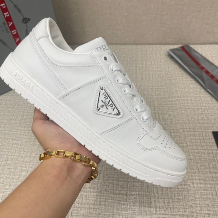 Prada Downtown Leather Sneaker Size 36-45   10-Color