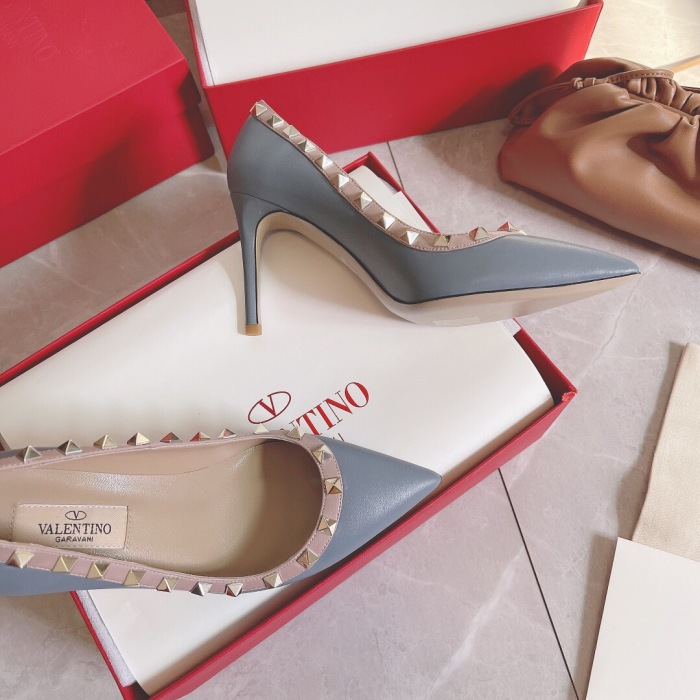 Valentino Rockstud Patent-Leather Pumps Size 35-41 8-Color