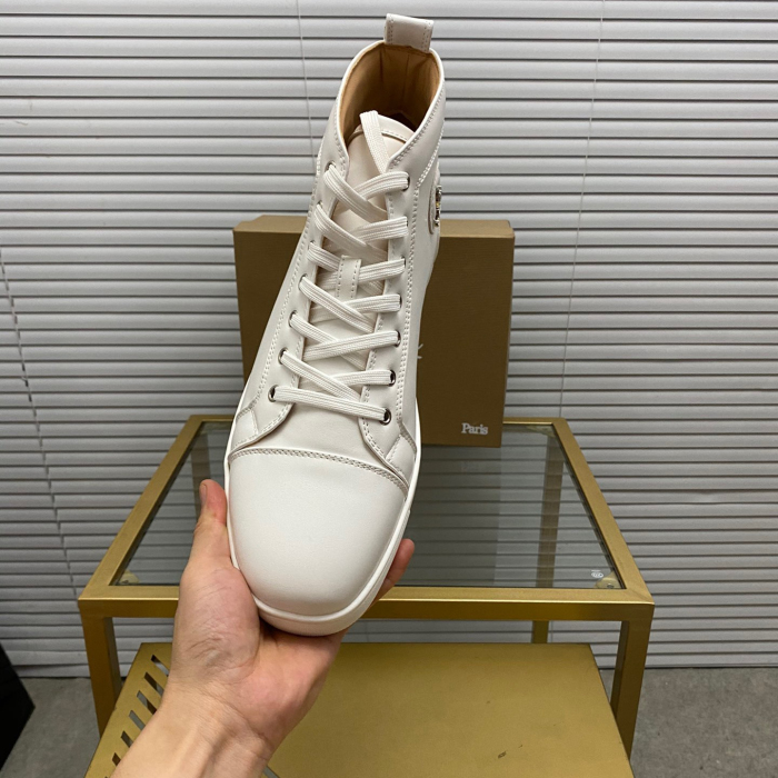 Christian Louboutin Louis High-Top Sneaker Size 36-46  8-Color