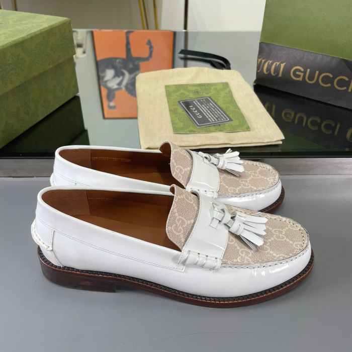 Gucci GG Loafers with Tassel Size 39-45 5-Color