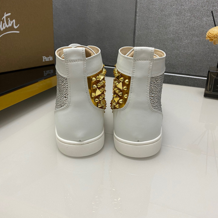 Christian Louboutin Lou Pik Pik High-Top Sneaker Size 36-46  7-Color