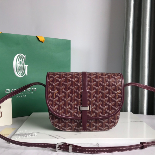 Goyard Belvedere Shoulder Bags for Men Size 22*16*7cm