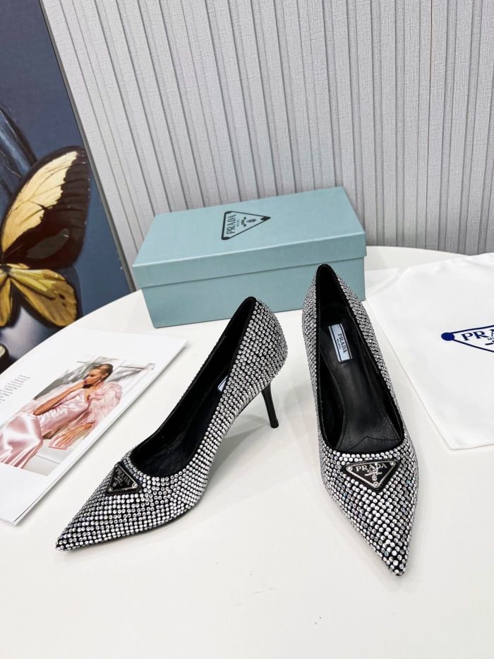 Prada Brushed Leather Pumps Size 35-41 3-Color