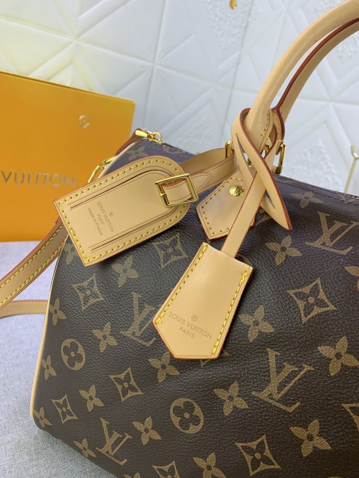 Louis Vuitton Speedy P9 Bandoulière 30 Monogram Leather Travel Bags Size 30*21*7cm