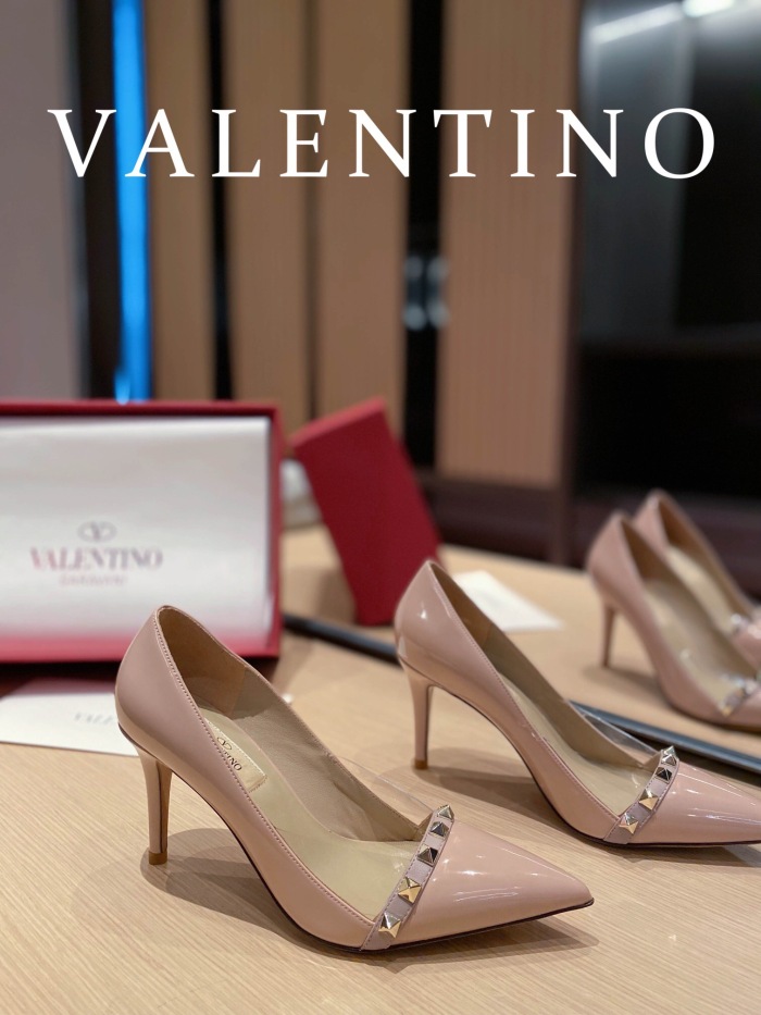 Valentino Rockstud Patent-Leather Pumps Size 35-41 3-Color