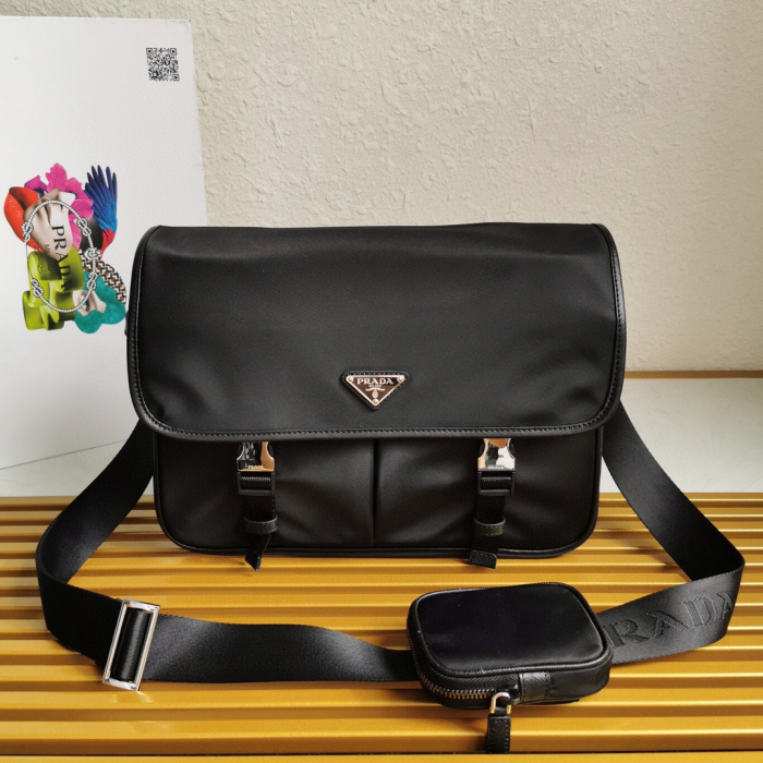 Prada 2VD768 Re-Nylon Men Shoulder Bags Size 32*24*12cm