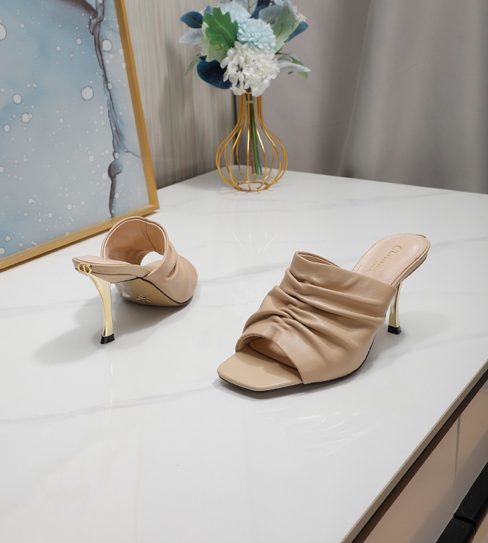 Dior D-Fame Heeled Sandal Pumps Size 35-41 5-Color
