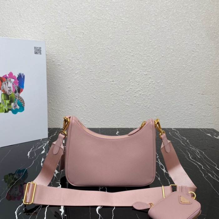 Prada 1BH204 Redition 2005 Women Bags Leather 22*18*6cm