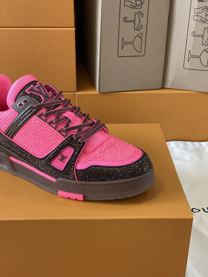 Louis Vuitton LV Trainer Diamond Sneaker Size 36-46