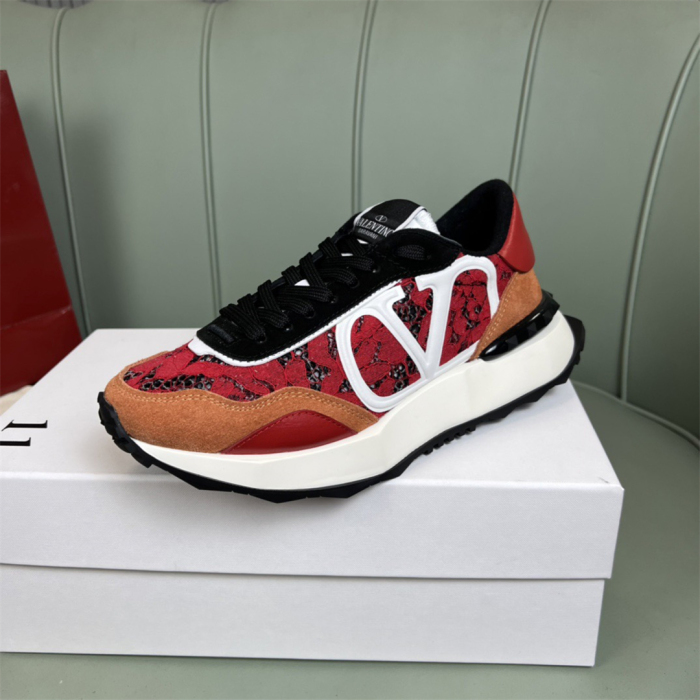 Valentino Lace and Mesh Lacerunner Sneaker Size 36-41   9-Color