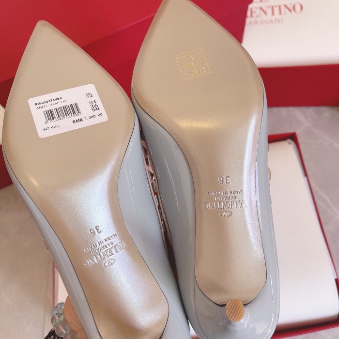 Valentino Rockstud Patent-Leather Pumps Size 35-41 8-Color