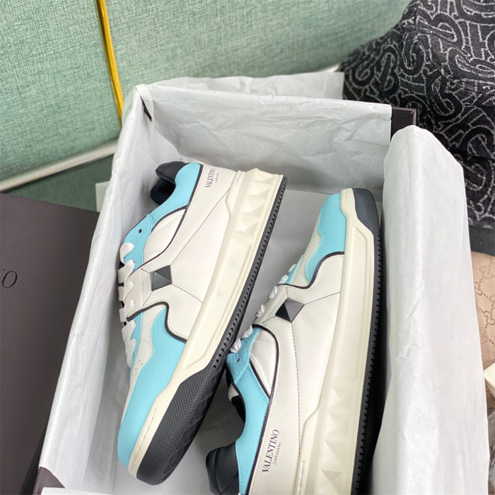 Valentino One Stud Low-Top Sneaker Size 36-45   10-Color